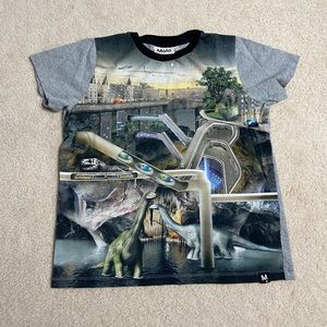 Molo Kids Car Track T-Shirt